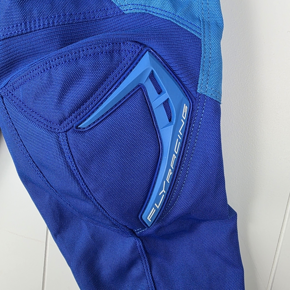 Fly Racing Pants F-16 Blue Size 18 - Picture 9 of 14